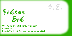 viktor erk business card
